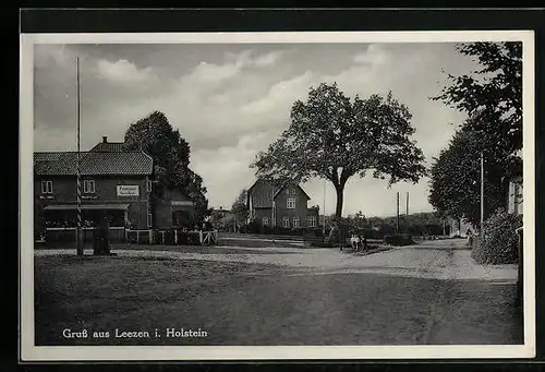 AK Leezen i. Holstein, Pension Herm. Ruge mit Nebengebäude