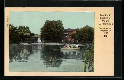 AK Lasbek, Gasthaus Lasbeker Mühle, Inh. D. Plambeck