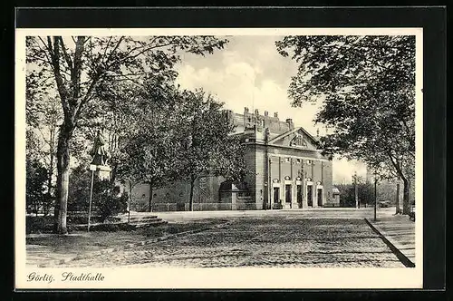 AK Görlitz, Blick zur Stadthalle