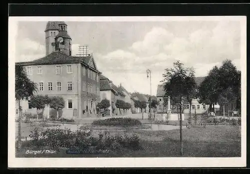 AK Bürgel / Thür., Platz