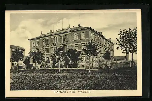 AK Ilmenau i. Thür., Blick zum Technikum