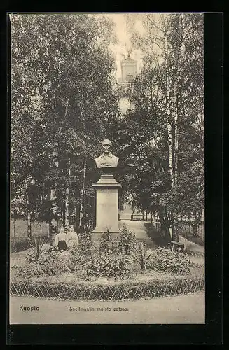 AK Kuopio, Snellman`In muisto patsas