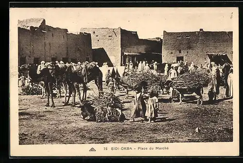 AK Sidi-Okba, Place du Marche