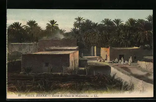 AK Biskra, Entrée de l'Oasis de Medjeneiche
