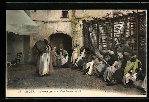 AK Alger, Conteur Arabe au Café Maure