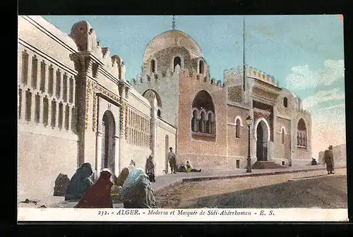 AK Alger, Medersa et Mosquée de Sidi-Abderhaman