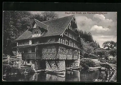 AK Seelisberg, Gasthaus Treib am Vierwaldstättersee