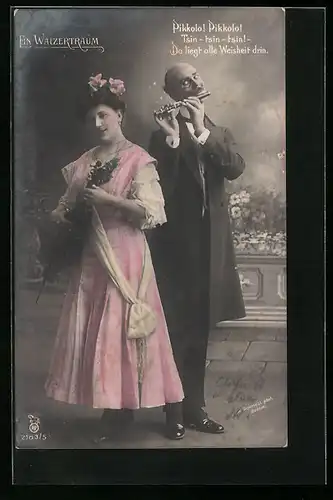 AK Szene aus der Operette Ein Walzertraum, Pikkolo! Tsin-tsin-tsin!...