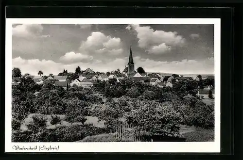 AK Winterscheid /Siegkreis, Teilansicht mit Kirche