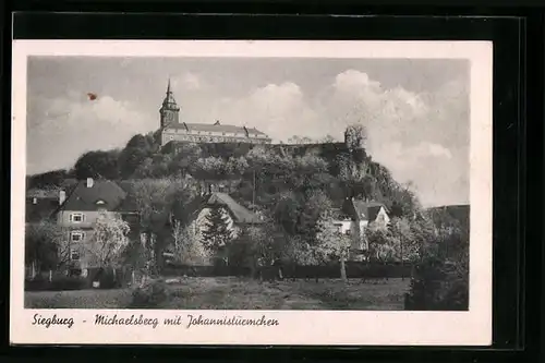 AK Siegburg, Michaelsberg mit Johannistürmchen