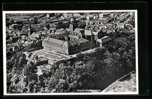 AK Siegburg, Michaelsberg, Fliegeraufnahme