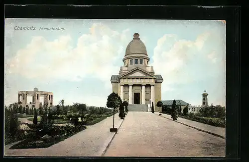 AK Chemnitz, Krematorium mit Anlagen