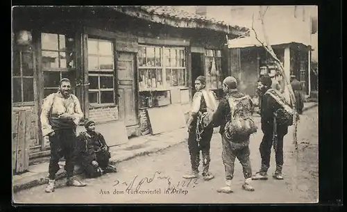 AK Prilep, Strassenleben im Türkenviertel