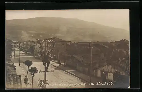 AK Uesküb, Partie in der Ferdinand-Strasse