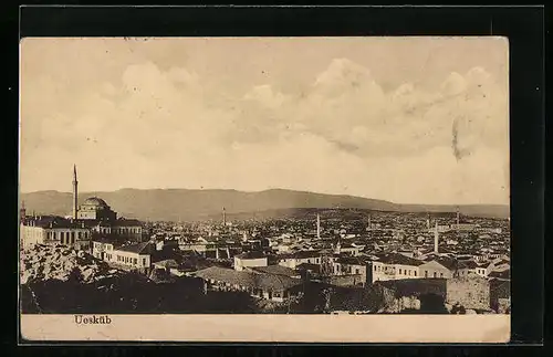 AK Uesküb, Gesamtansicht mit Moschee