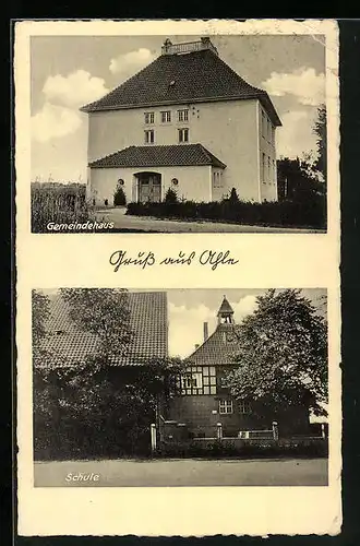 AK Ahle, Gemeindehaus und Schule