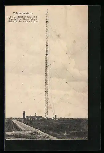 AK Eilvese, Telefunkenturm der Radio-Grossstation