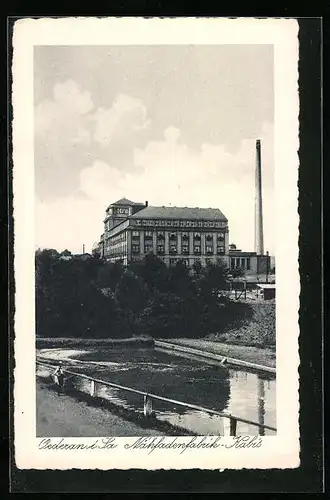 AK Oederan i. S., Nähfadenfabrik Kabis