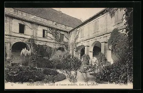 AK Saint-Sever, Cloitre de l`ancien Monastère, École d`Agriculture