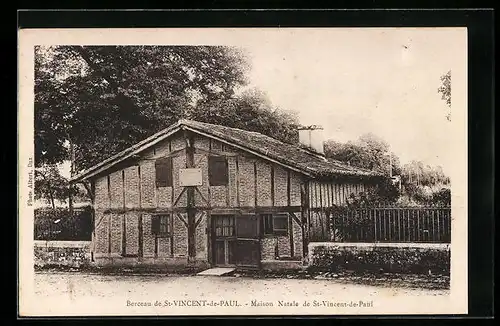 AK St-Vincent-de-Paul, Maison Natale