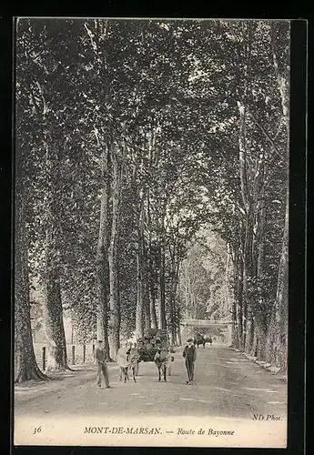 AK Mont-de-Marsan, Route de Bayonne