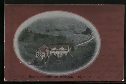 AK Bad Kirnhalden i. Breisgau, Häuseransicht aus der Vogelschau