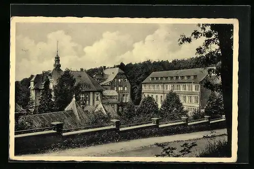 AK Rosbach a. Sieg, Blick zum Sanatorium