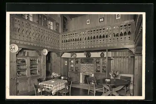 AK Gütenbach i. Schwarzwald, Hotel Café Bachhof