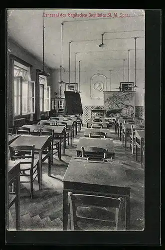 AK Traunstein, Lehrsaal des Englischen Institutes St. M. Sparz