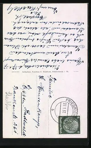 AK Friedrichroda i. Th., Sanatorium Thüringerwald