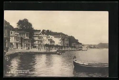 AK Constantinople, Vue de Buyukdéré au Bosphore