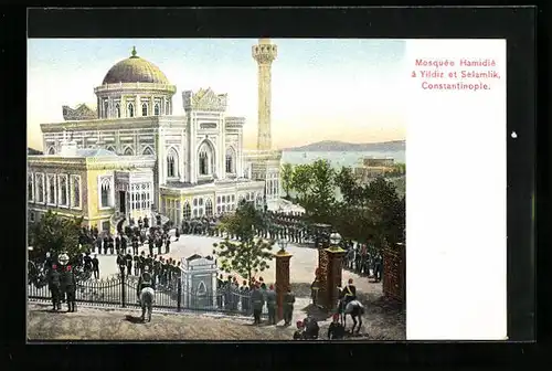AK Constantinople, Mosquée Hamidié à Yildiz et Selamlik