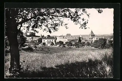 AK Marcolès, Ortspartie mit Kirche