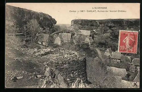 AK Carlat, Ruines de l`Ancien Chateau