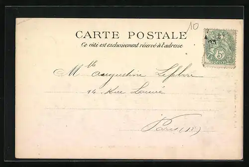 AK Mandailles, Blick auf eine Kirche