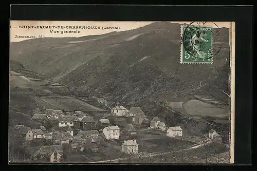 AK Saint-Projet-de-Cassaniouze, Vue General