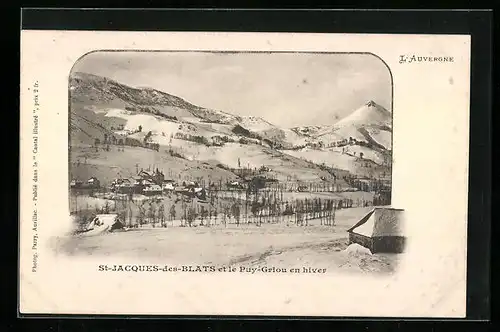 AK St-Jacques-des-Blats, Le Puy-Griou en hiver