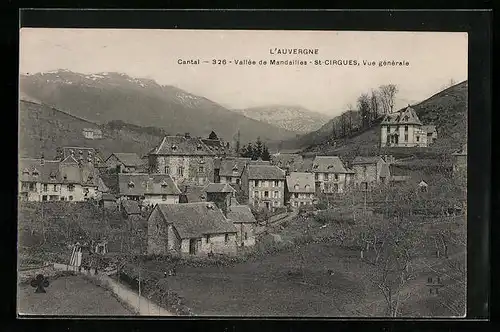 AK St. Cirgues, Vallee de Mandailees, Vue generale