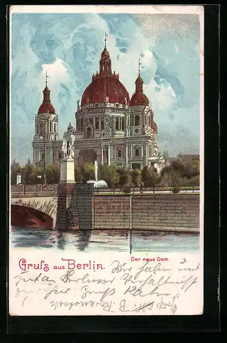 Künstler-AK Berlin, Der neue Dom