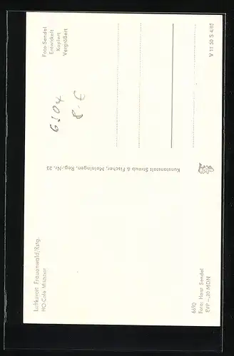 AK Frauenwald /Rstg., HO-Cafe Milchbar, Innenansicht