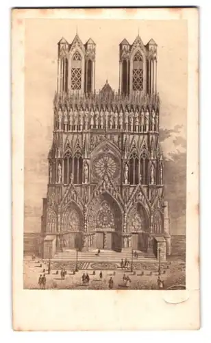 Fotografie C. Pilot, Paris-Montmartre, Ansicht Reims, Vue de la Notre Dame de Reims