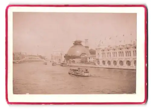 Fotografie unbekannter Fotograf, Ansicht Paris, Blick auf die Weltausstellung 1900, Exposition Universelle 1900
