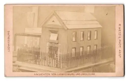 Fotografie R. Wetzig, Ludwigsburg, Ansicht Ludwigsburg, Holz Modellhaus