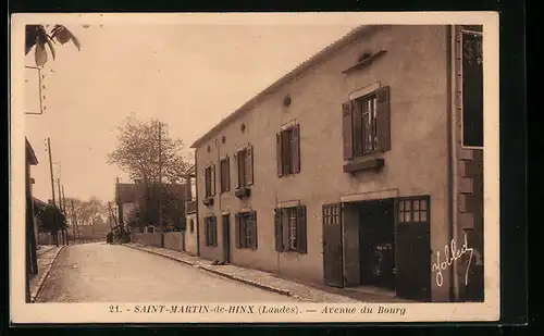 AK Saint-Martin-de-Hinx, Avenue du Bourg