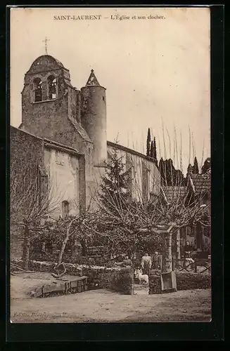 AK Saint-Laurent, L`Eglise et son clocher