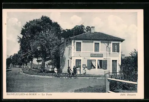 AK Saint-Julien-en-Born, La Poste