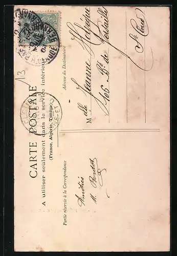 AK Monpont-sur-l`Isle, Rue Thiers