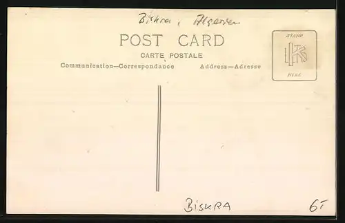 AK Biskra, Ortspartie im Zentrum