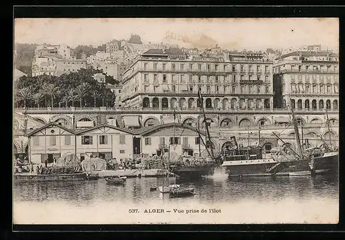 AK Alger, Vue prise de l`ilot