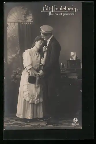 AK Operette Alt-Heidelberg, Schauspieler schauen sich in die Augen